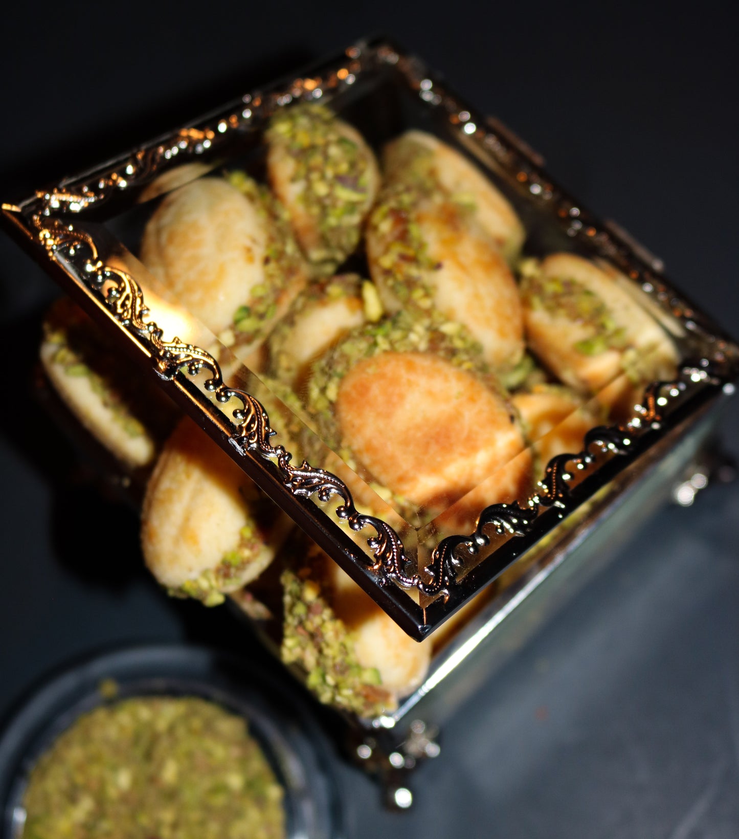 Zouza caramel noisette , et pistaches