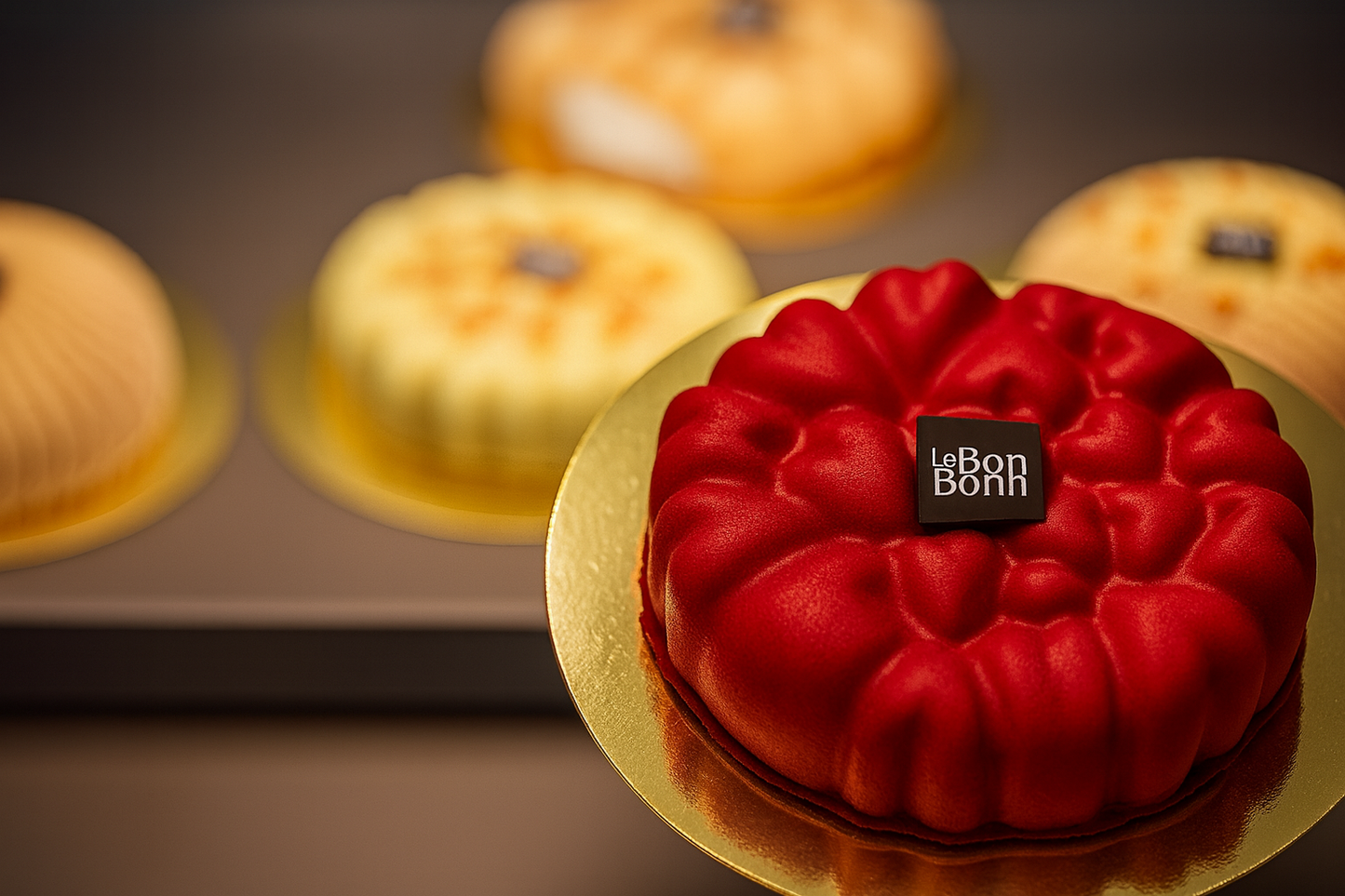 Entremet mousse chocolat blanc pistache et framboises