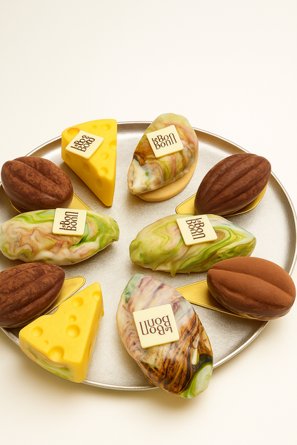 ترومب لويل فستق / صخر بندق / مانجو 🥭 / جبنة 🧀 / قهوة / كاكاو / توت بري / كابتشينو