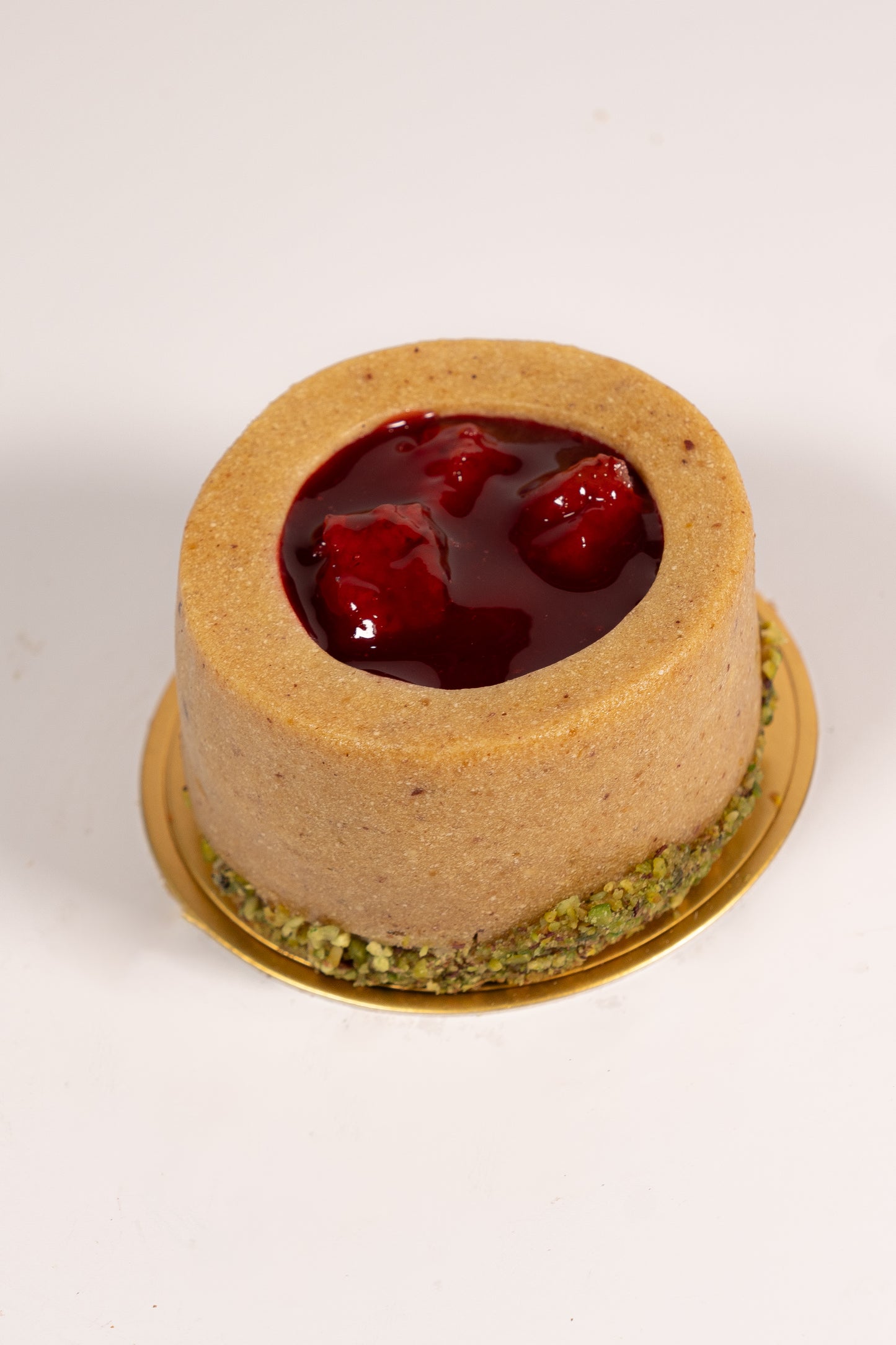 Entremet cœur fondant (Pistache|Framboise)