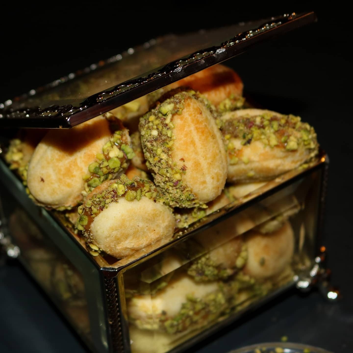 Zouza caramel noisette  , et pistaches